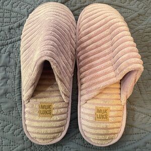 Muk Luks Purple Slippers